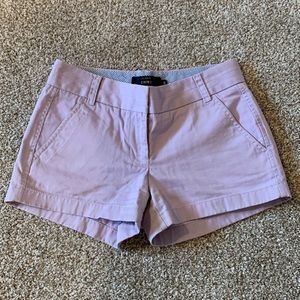 00 J. Crew 3” Chino Lavender Shorts